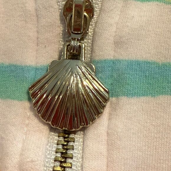 Lilly Pulitzer Skipper Popover Size XS Multi-Colored Stripe Cats Meow Print - Picture 13 of 14